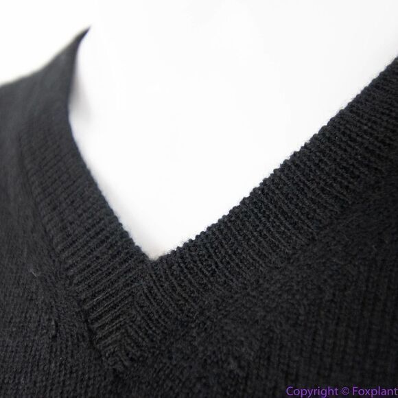 Calvin Klein extra fine merino‎ wool black sweater, S/P - Picture 10 of 14
